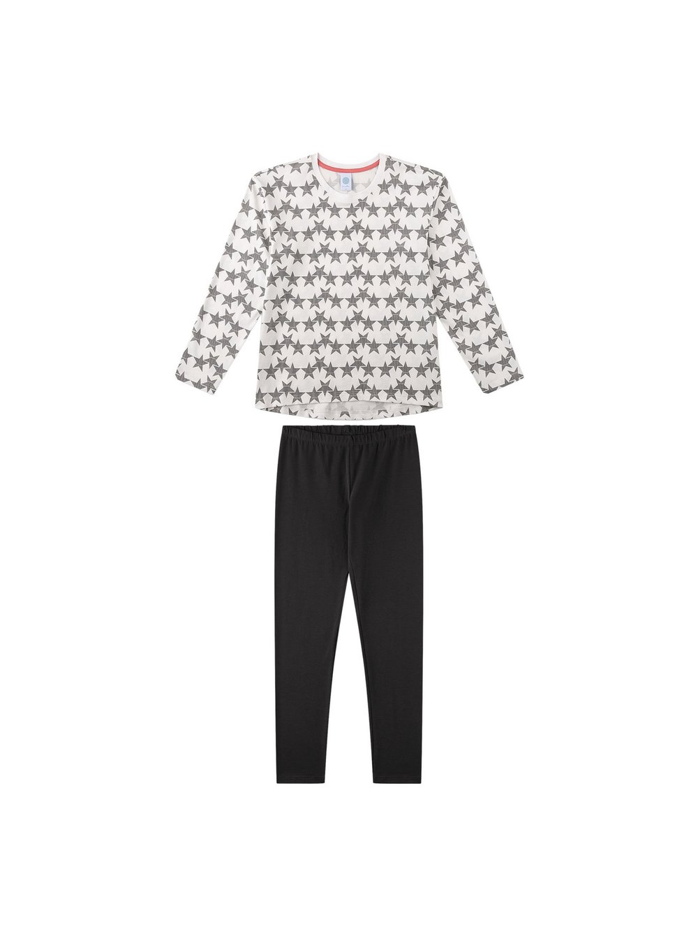 Thumbnail - Sanetta Pyjama Mädchen Baumwolle mehrfarbig gemustert, 176