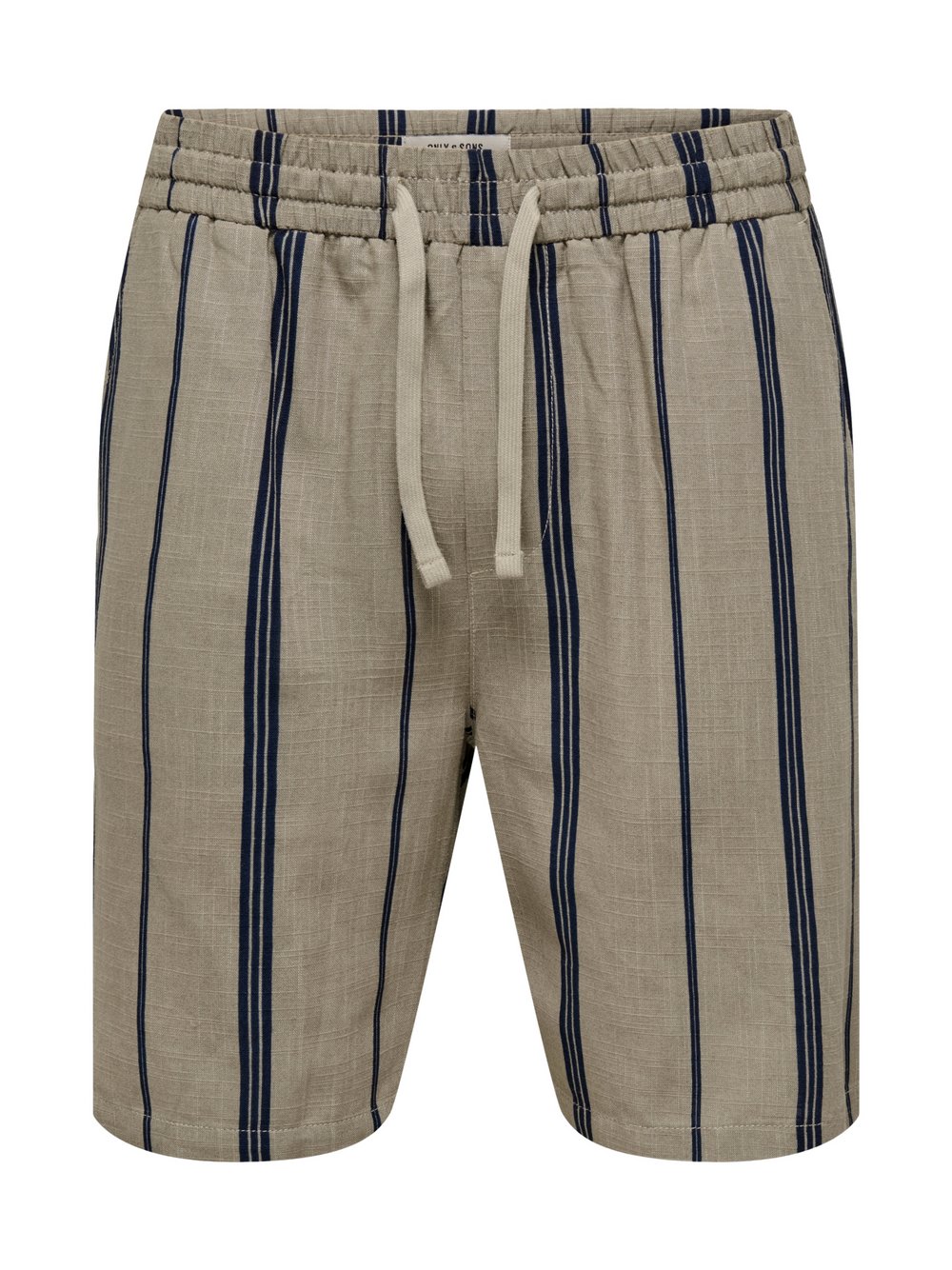 Thumbnail - Only&Sons Bermudashorts Herren Viskose braun gestreift, L