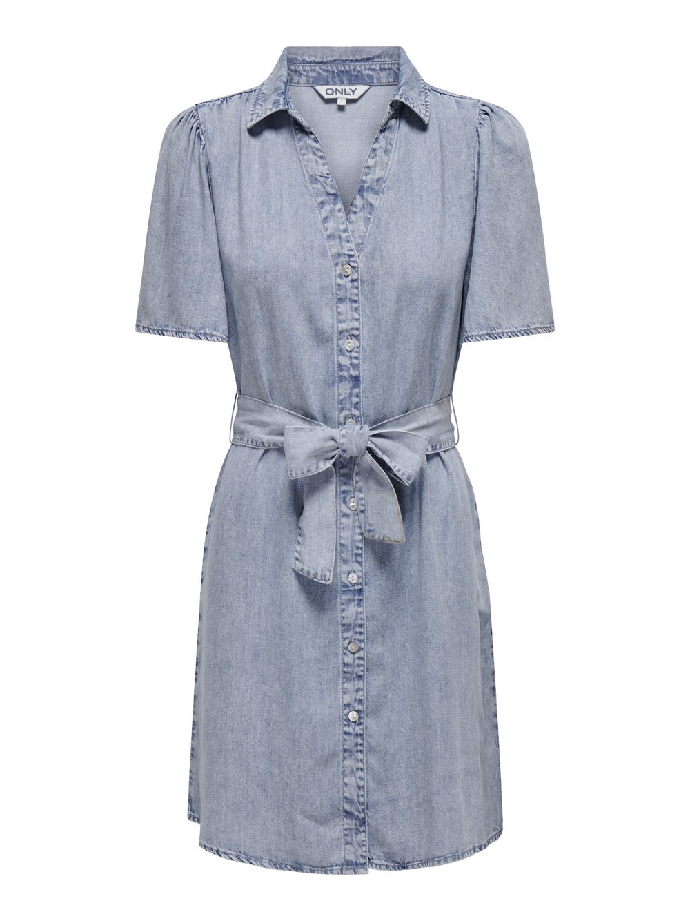 ONLY Kleid Damen Lyocell blau, M