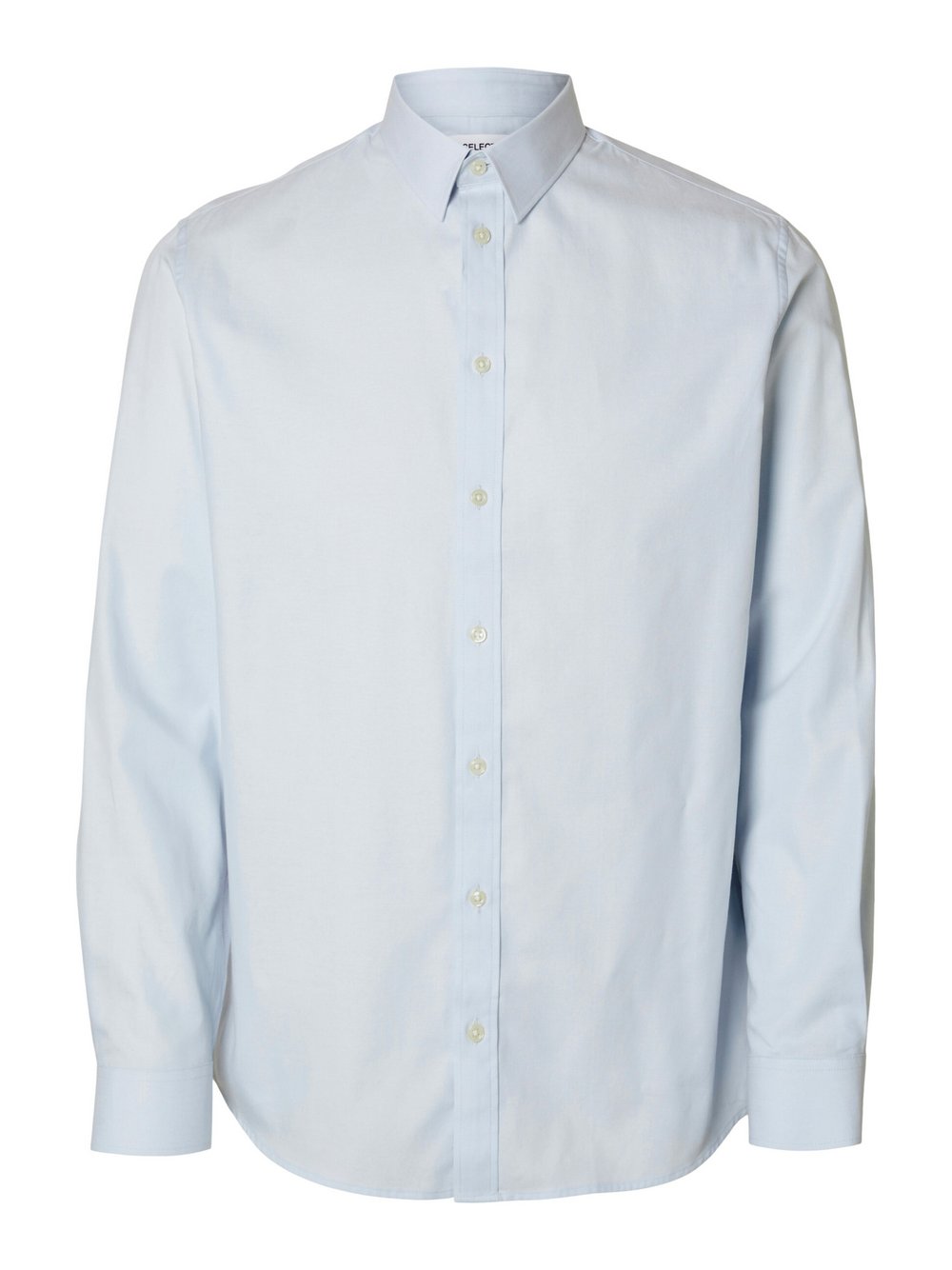 Selected Hemd Herren Slim Fit Baumwolle blau gestreift, XL