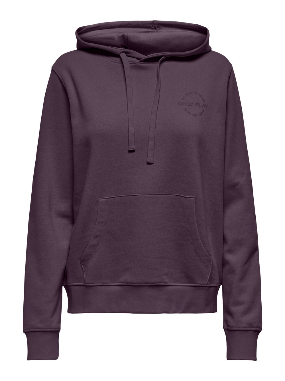 Only Play Kapuzensweatshirt Damen Baumwolle lila, S