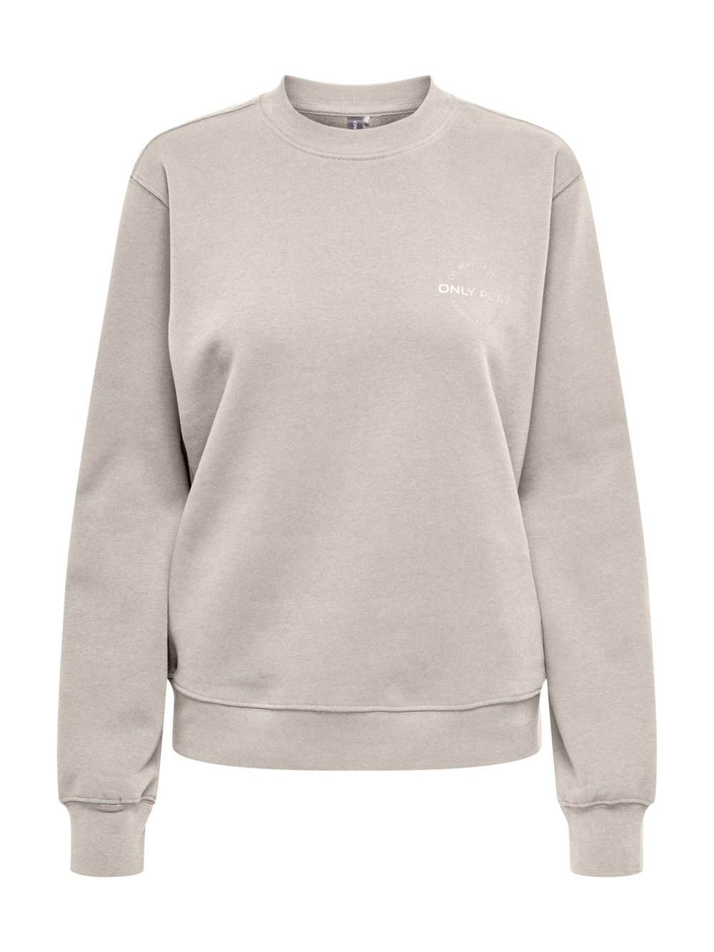 Only Play Sweatshirt Damen Baumwolle grau bedruckt, L