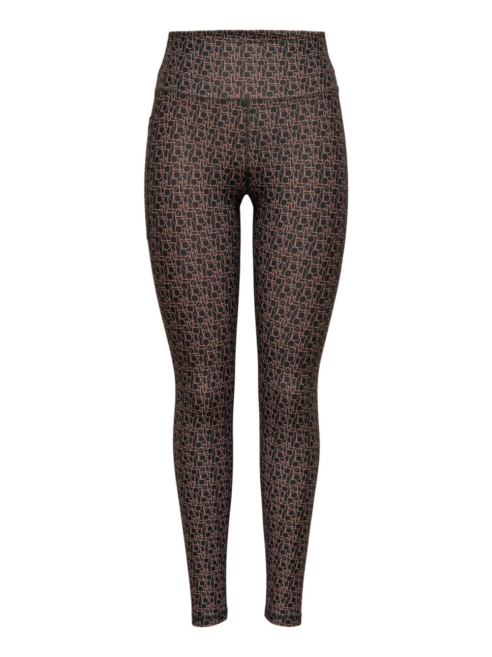 Only Play Leggings Damen schwarz gemustert, S