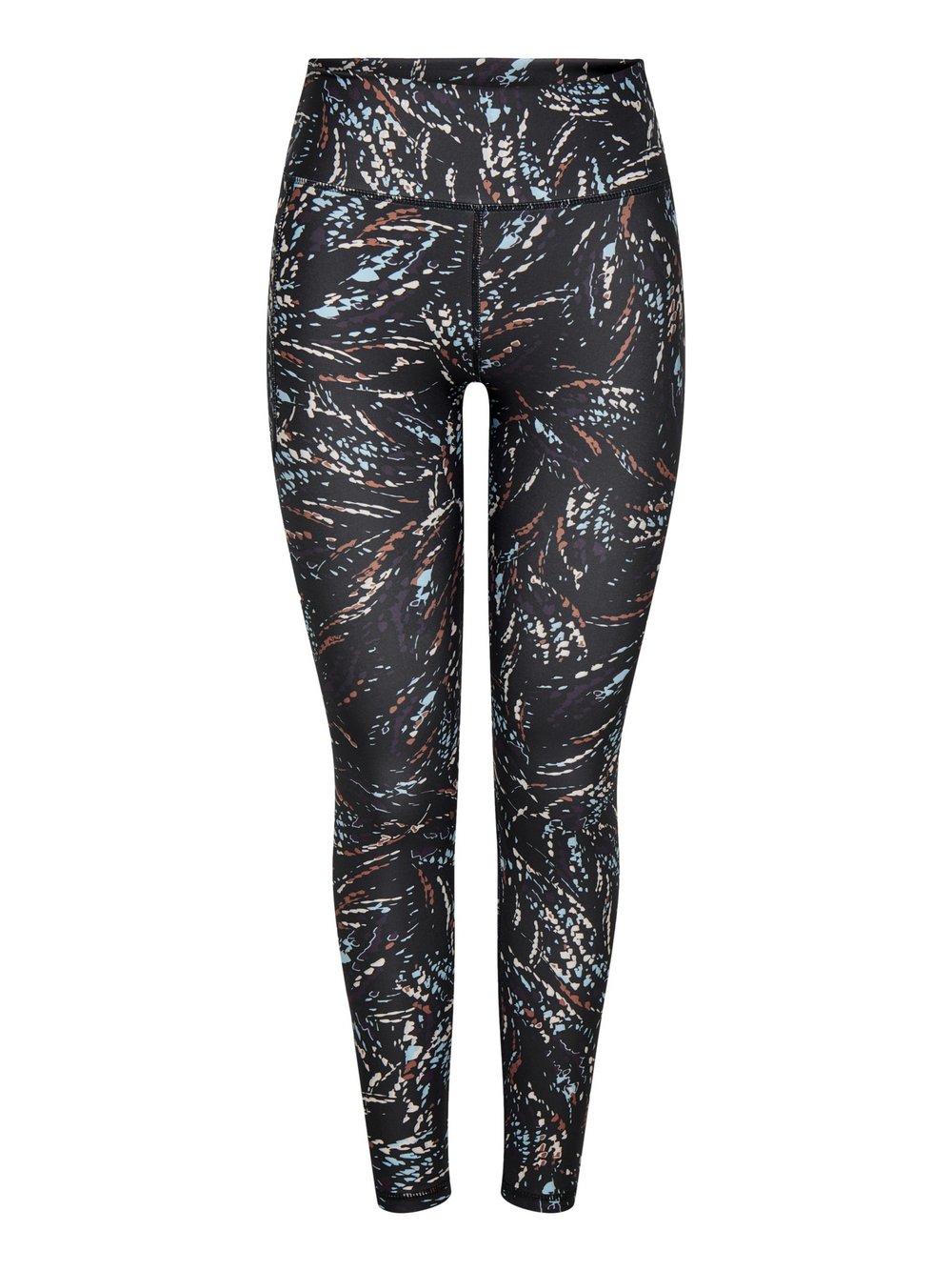 Only Play Leggings Damen schwarz gemustert, M