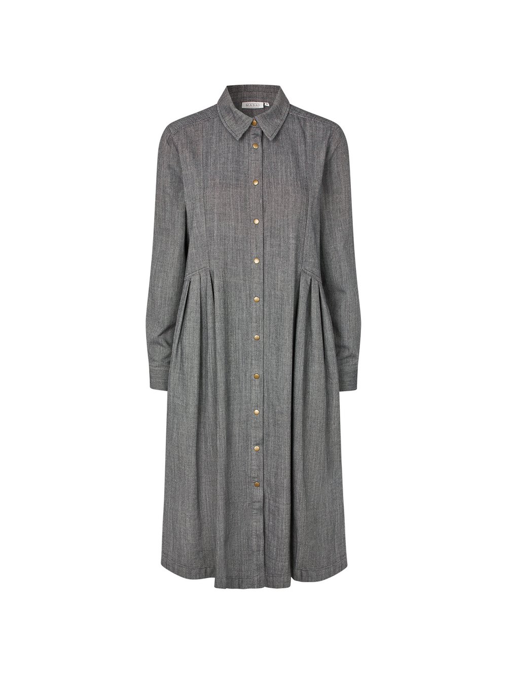 Masai Shirtkleid Damen Baumwolle blau, 36
