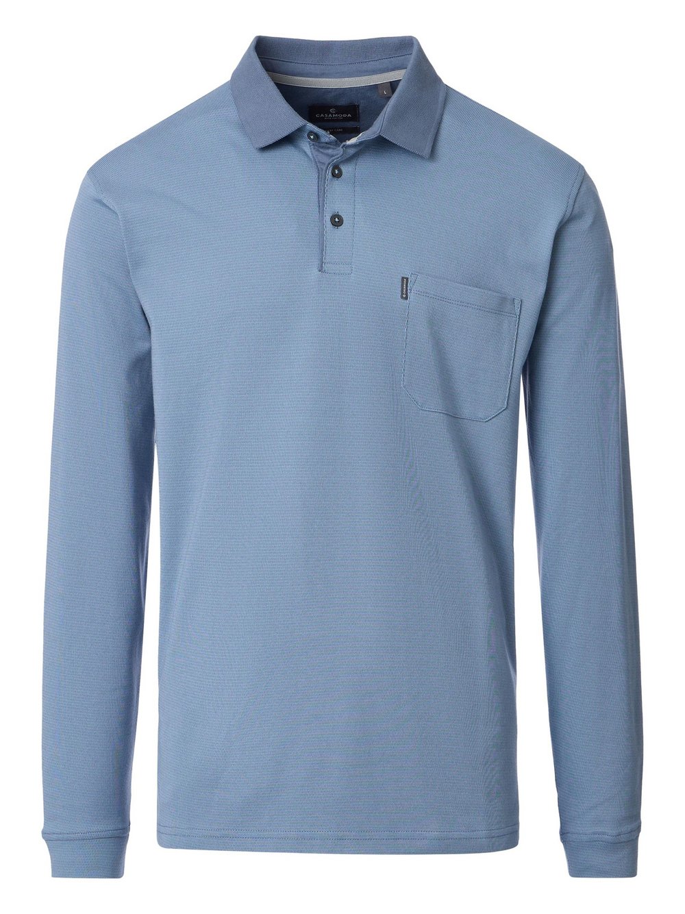 CASAMODA Poloshirt Herren Baumwolle blau, XL