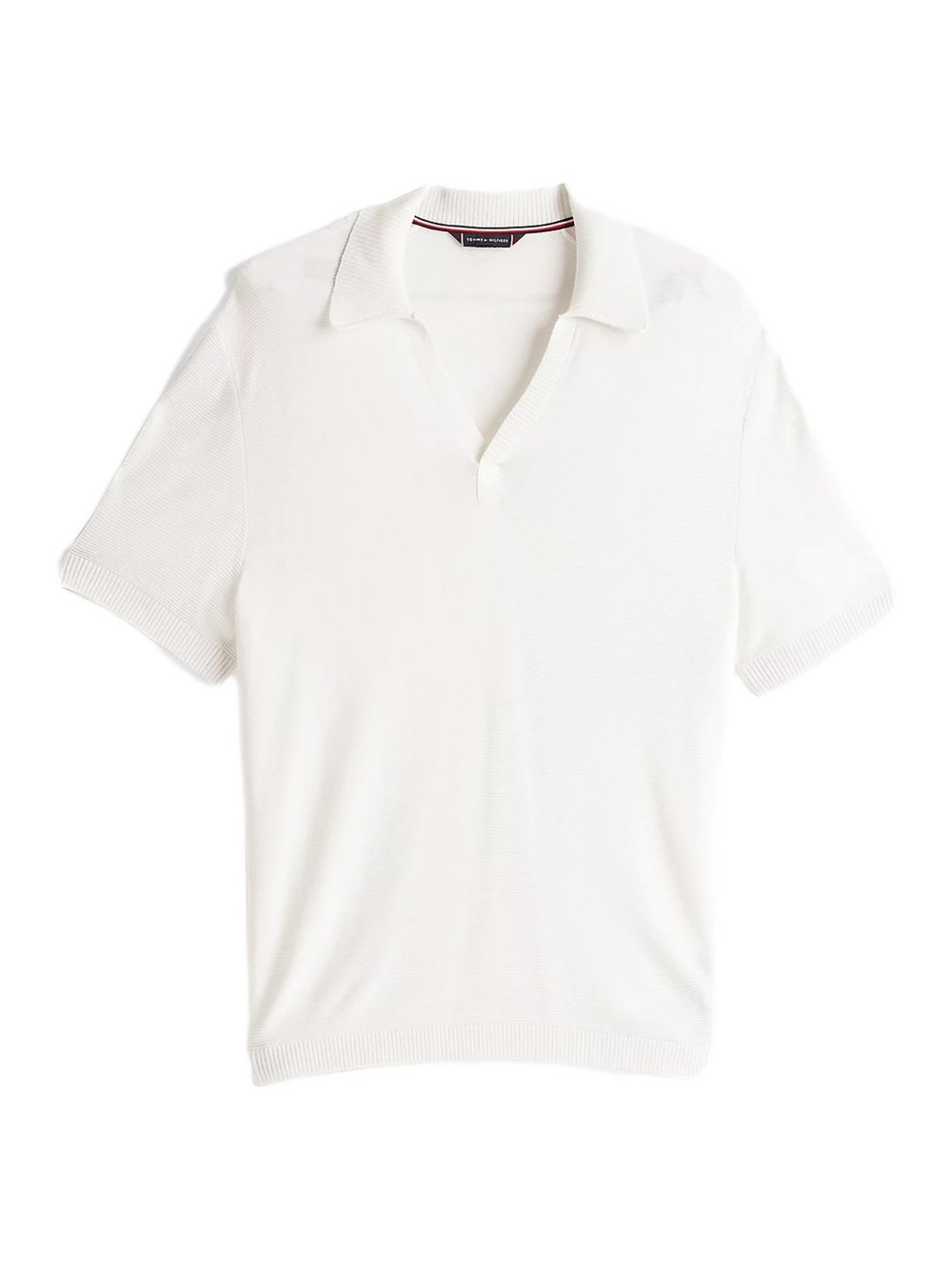 Tommy Hilfiger Poloshirt Herren Viskose weiß, M