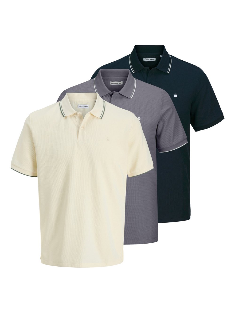 Jack & Jones Poloshirt Herren blau, L