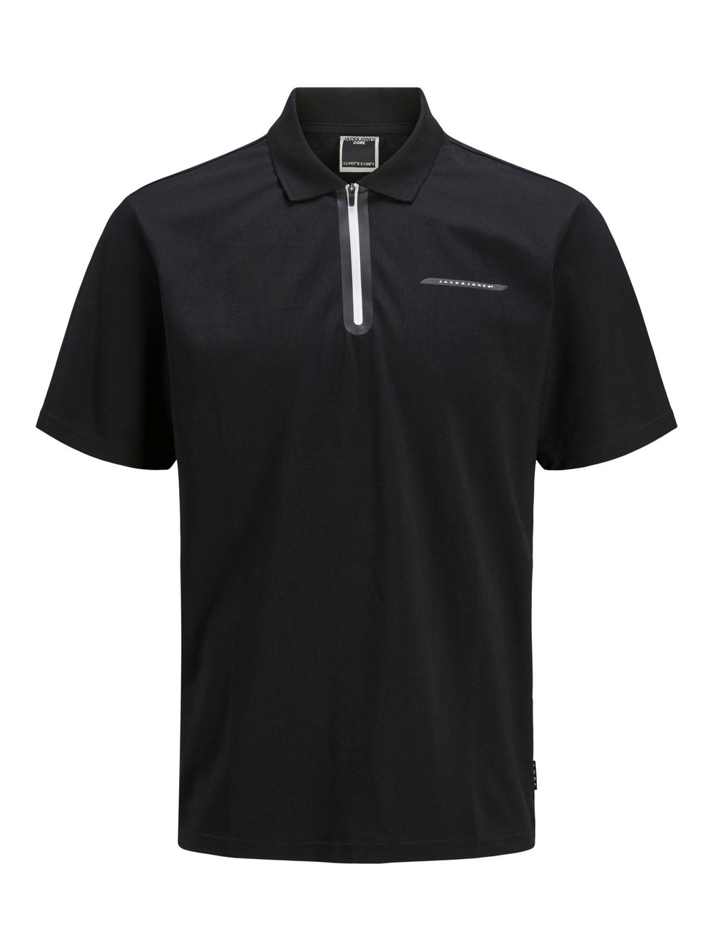 Jack & Jones Poloshirt Herren Baumwolle schwarz, L