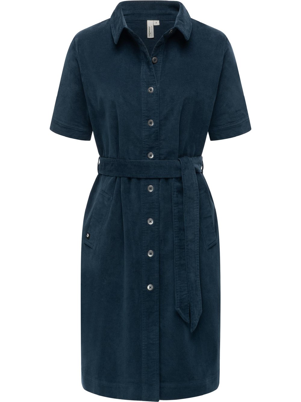 Ragwear Cordkleid Damen Baumwolle grün, XS