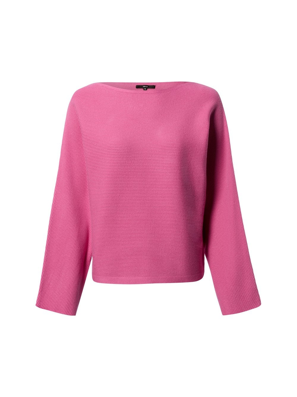 zero Strickpullover Damen pink strukturiert, 44