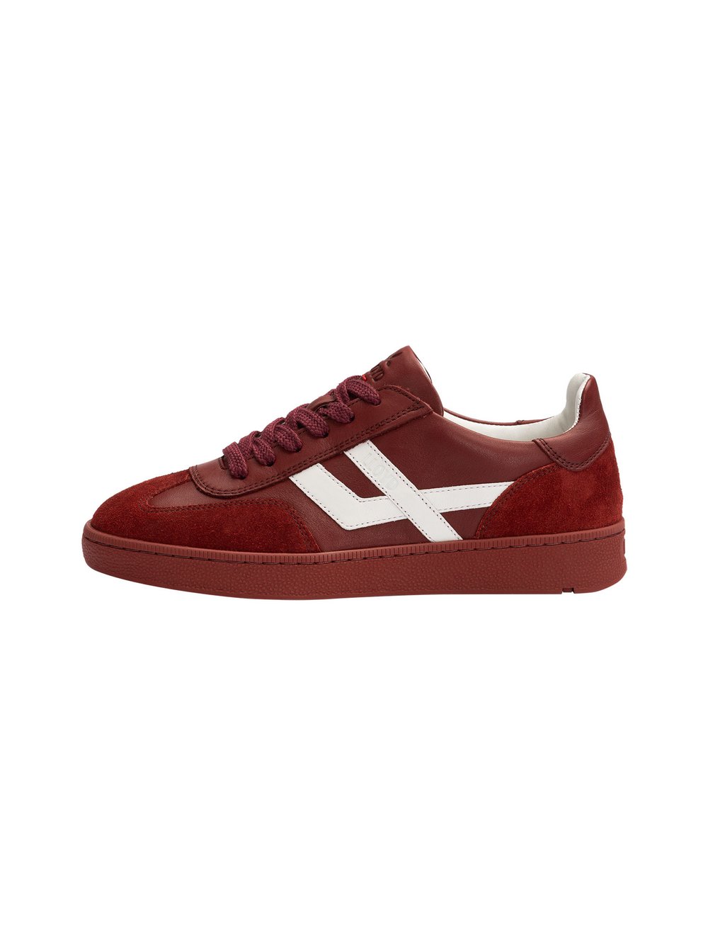 Lloyd Sneaker Damen Leder rot gemustert, 40
