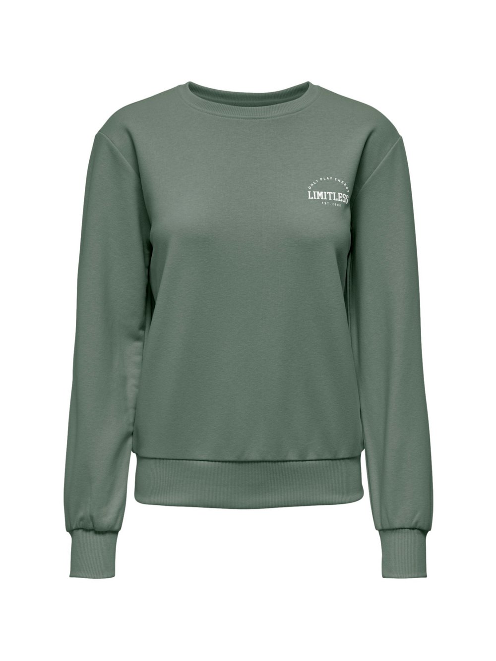 Only Play Pullover Damen Baumwolle grün, XS