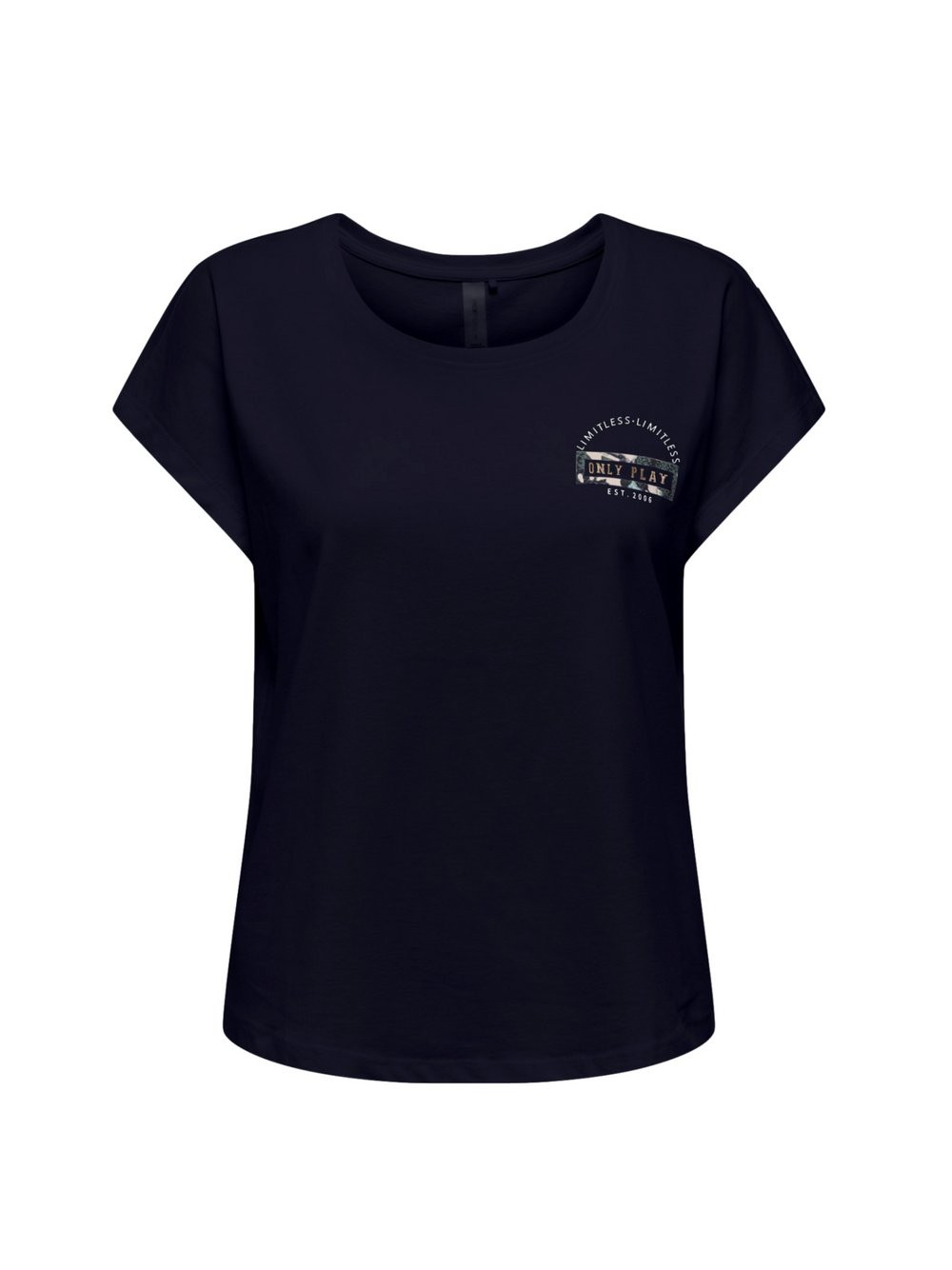 Only Play T-Shirt Damen Baumwolle blau, L