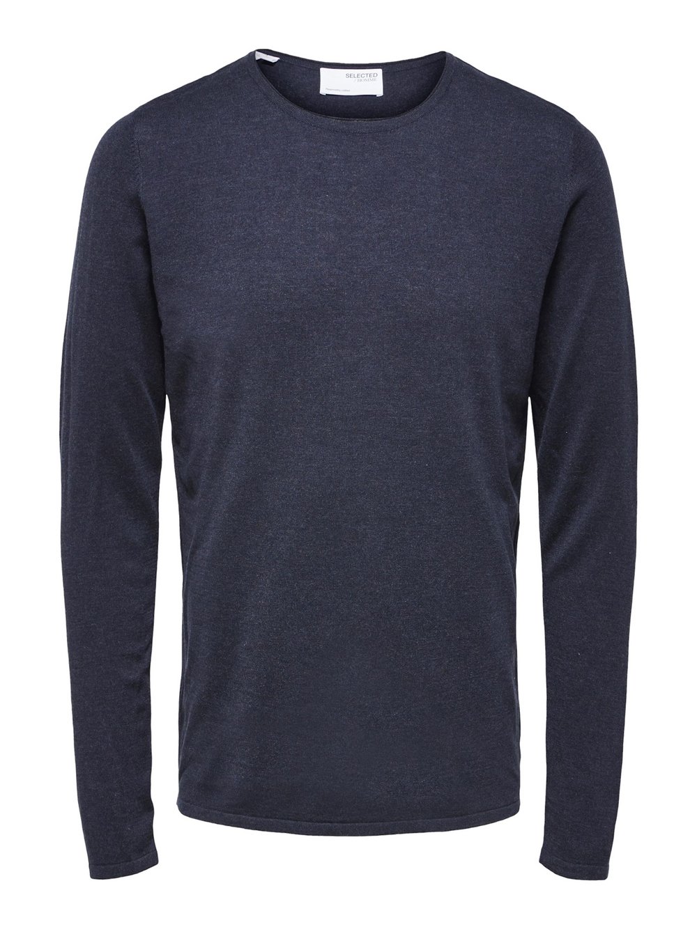 Selected Longsleeve Herren Baumwolle blau, XL