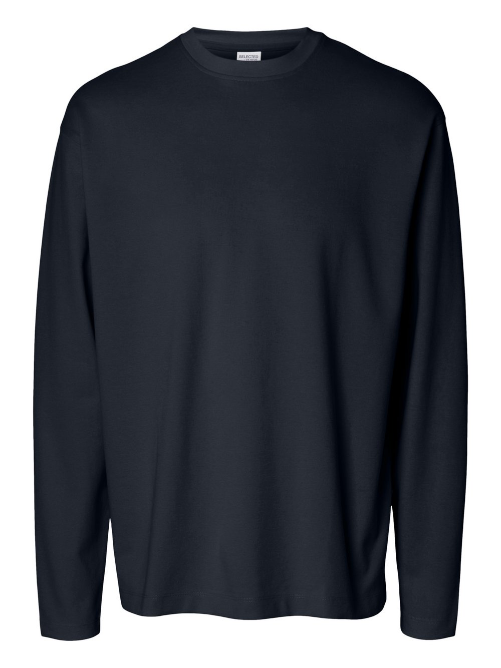 Selected Longsleeve Herren Baumwolle blau, S