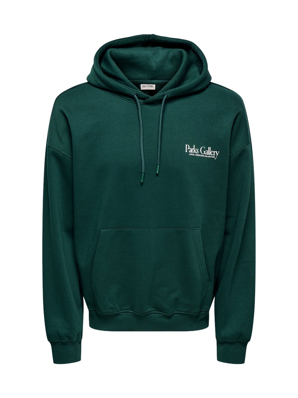 Thumbnail - Only&Sons Kapuzensweatshirt Herren Baumwolle grün, L