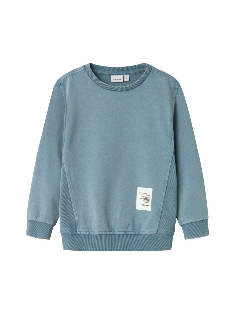 name it Pullover Jungen Baumwolle blau, 98