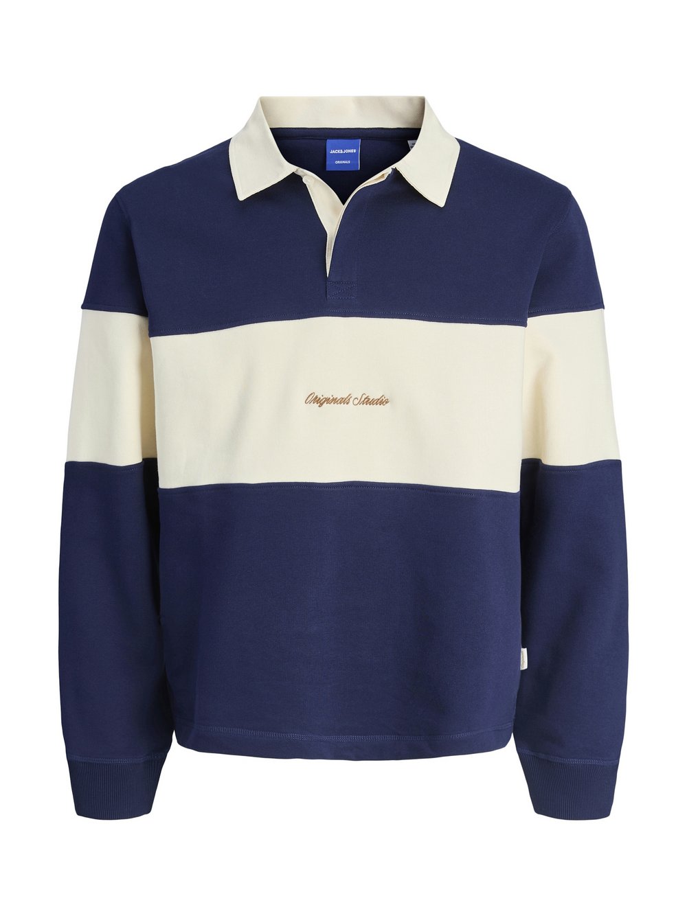 Jack & Jones Junior Poloshirt Jungen Baumwolle blau gestreift, 152