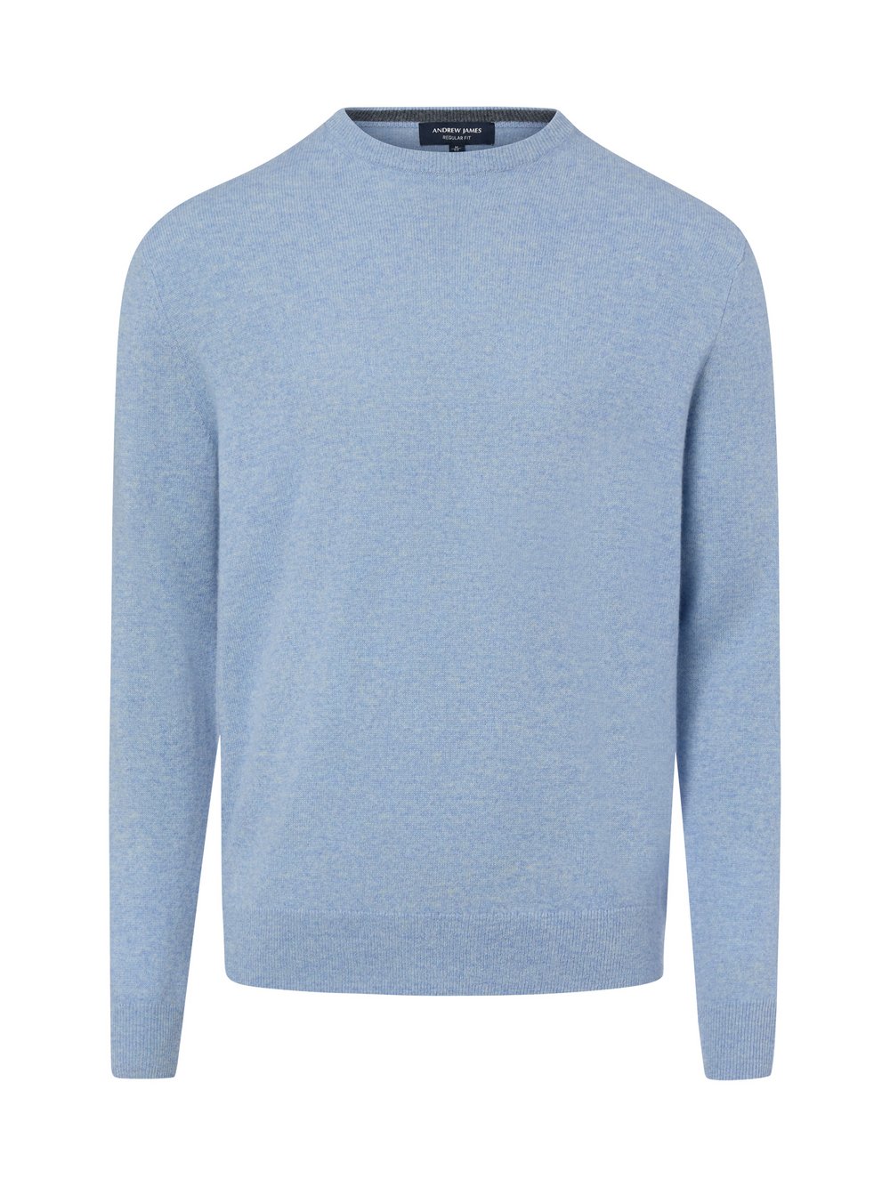 sweter z czystego kaszmiru Mężczyźni Kaszmir (100%) niebieski
