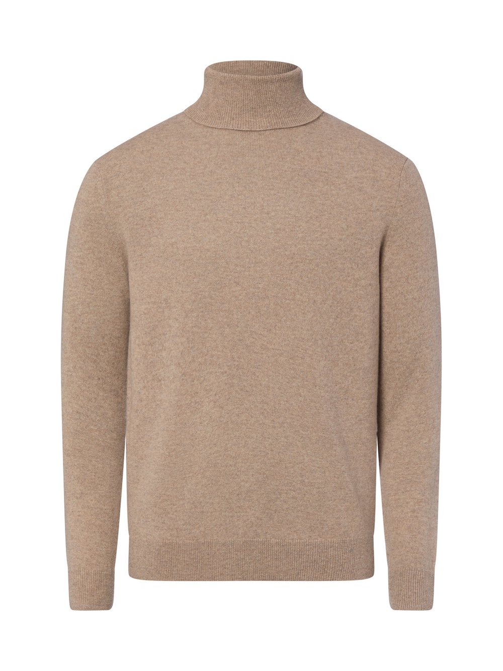 sweter z golfem z czystego kaszmiru Mężczyźni Kaszmir (100%) beżowy