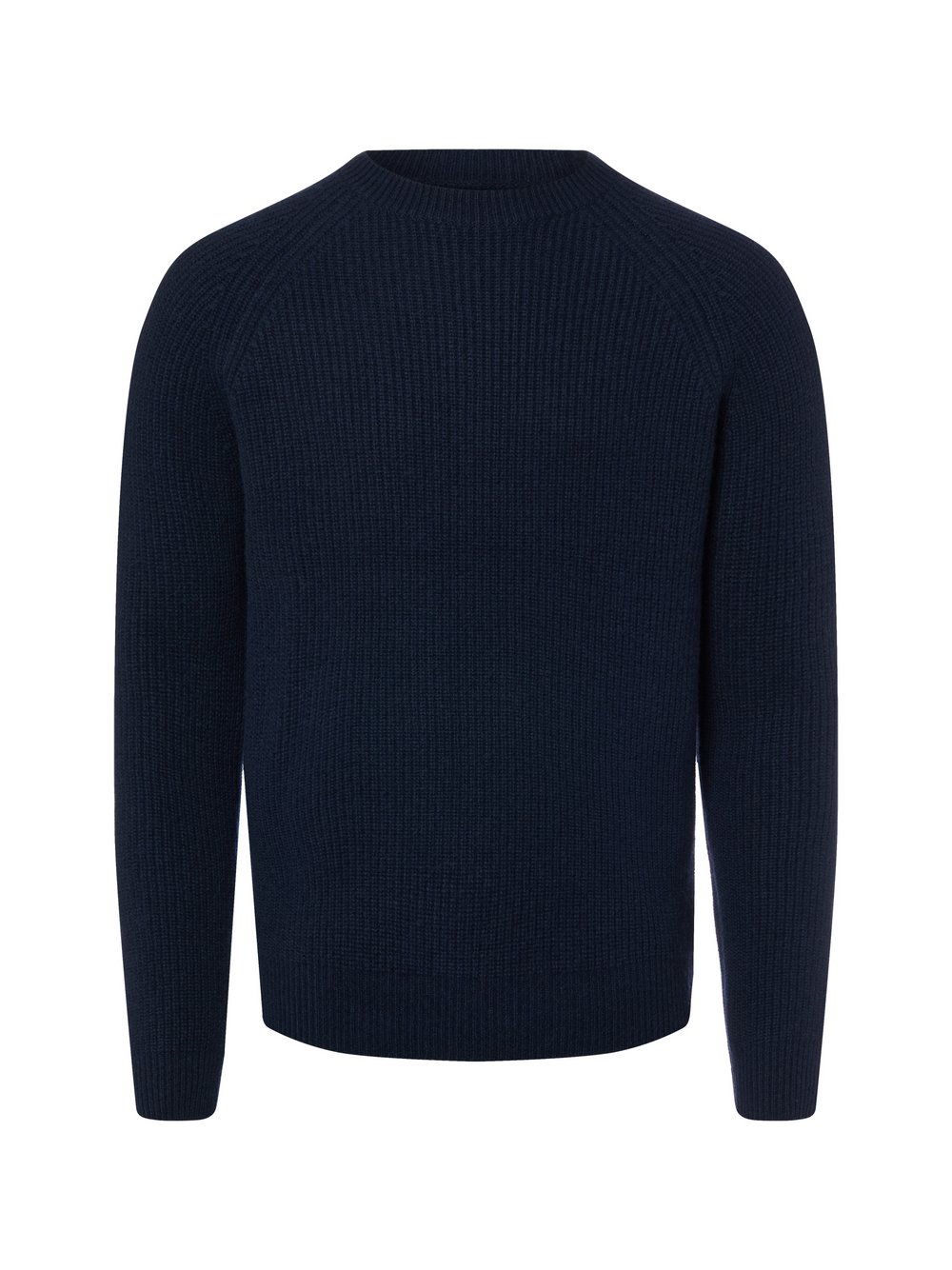 sweter z grubej dzianiny z czystego kaszmiru Mężczyźni Kaszmir (100%) niebieski