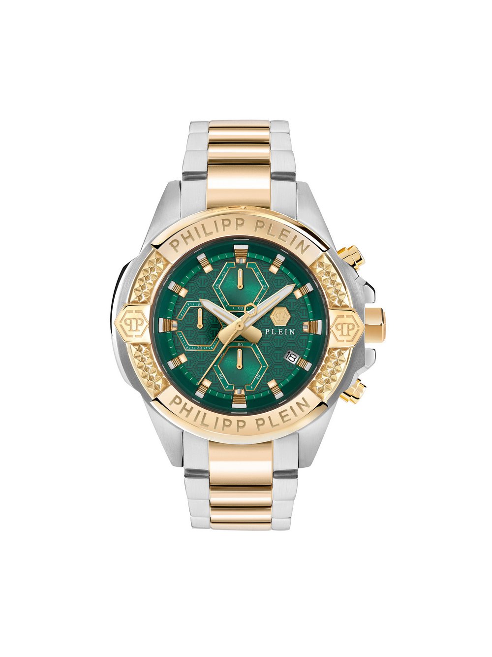 Philipp Plein Uhr The Skull Chrono PWWFA0525, Bicolor Edelstahl für Herren, Christ - Bild 4