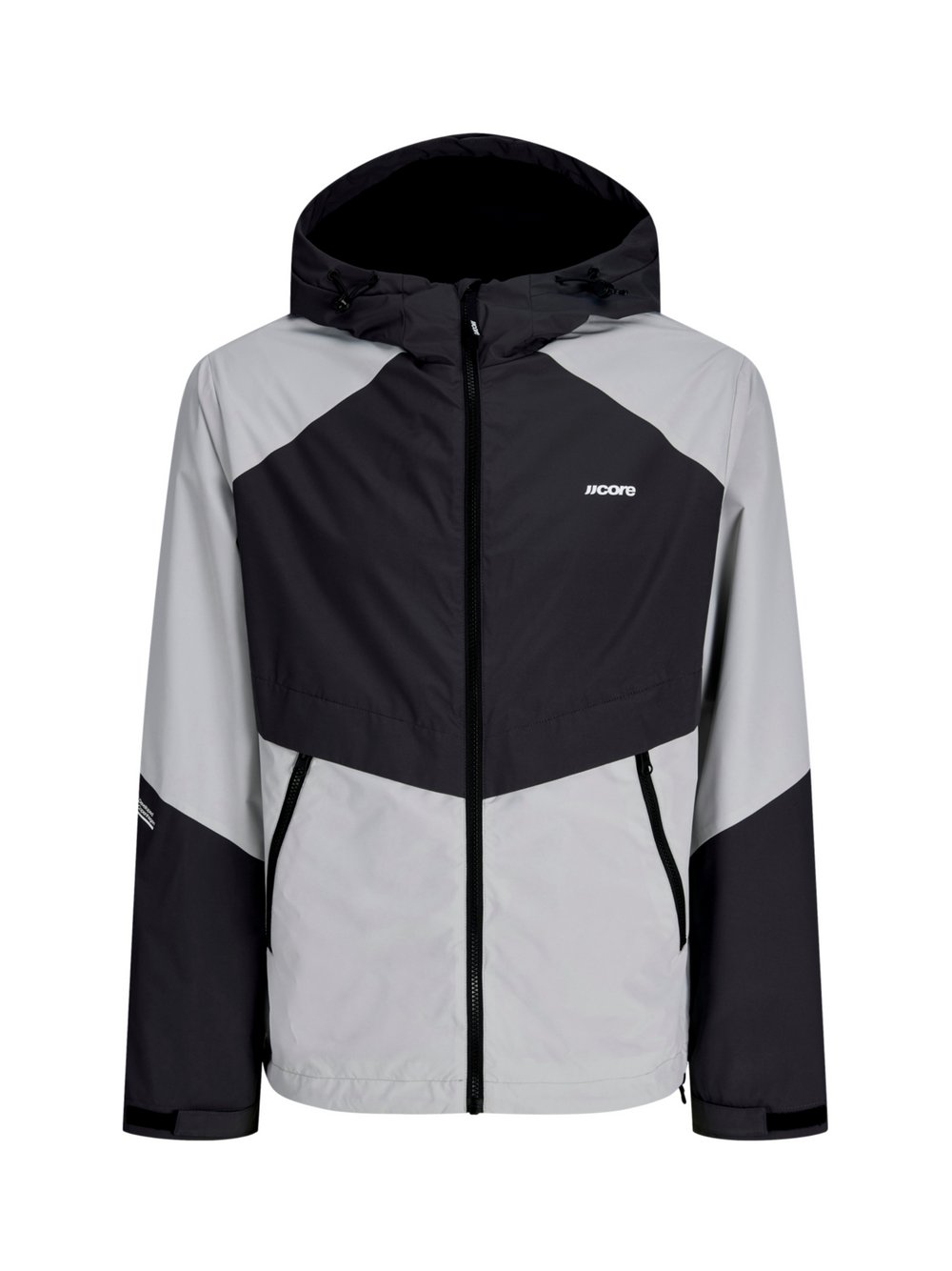 Thumbnail - Jack & Jones Jacke Herren grau gestreift, M