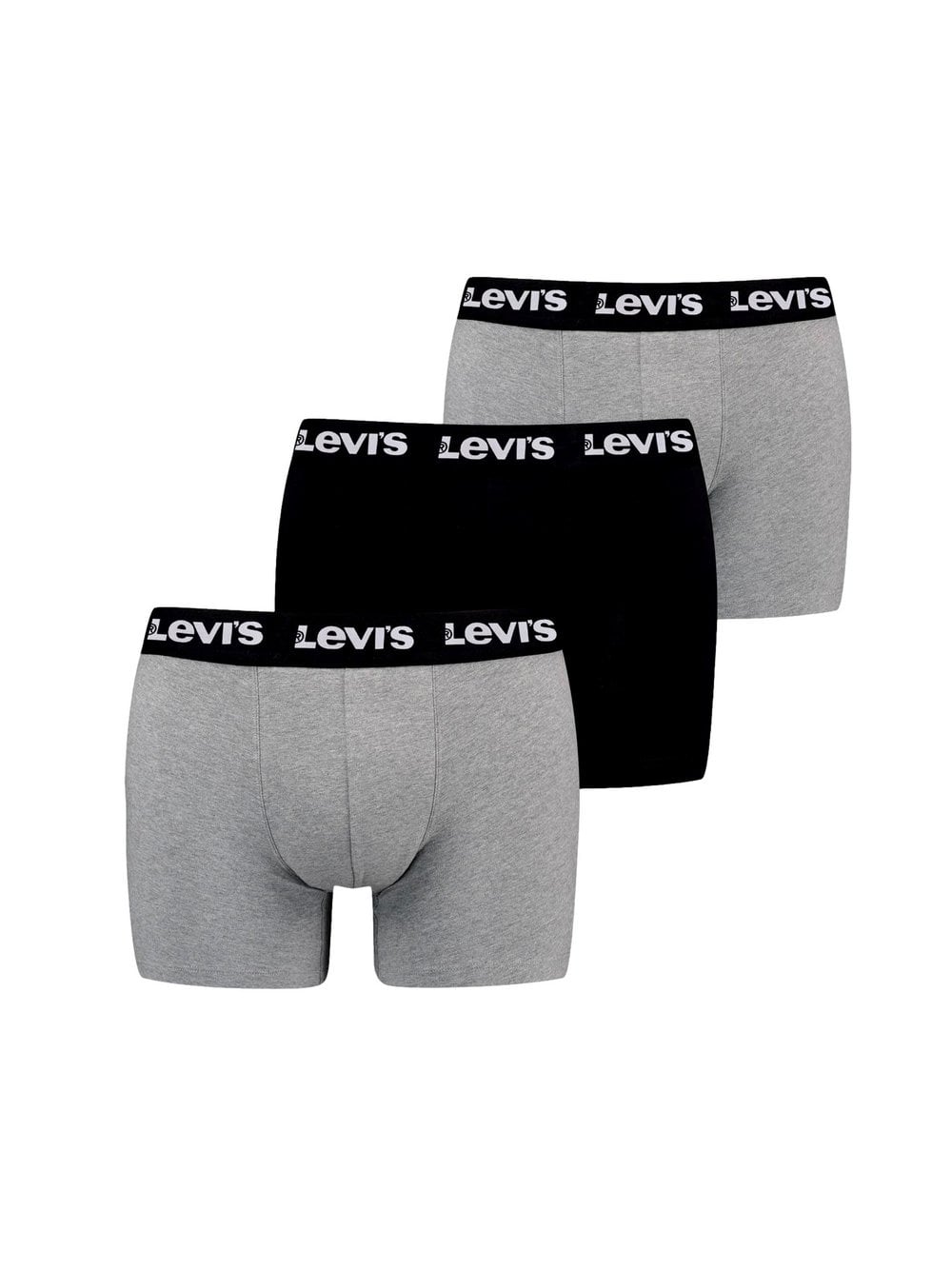 Thumbnail - Levi's Boxershorts Herren Baumwolle grau, L