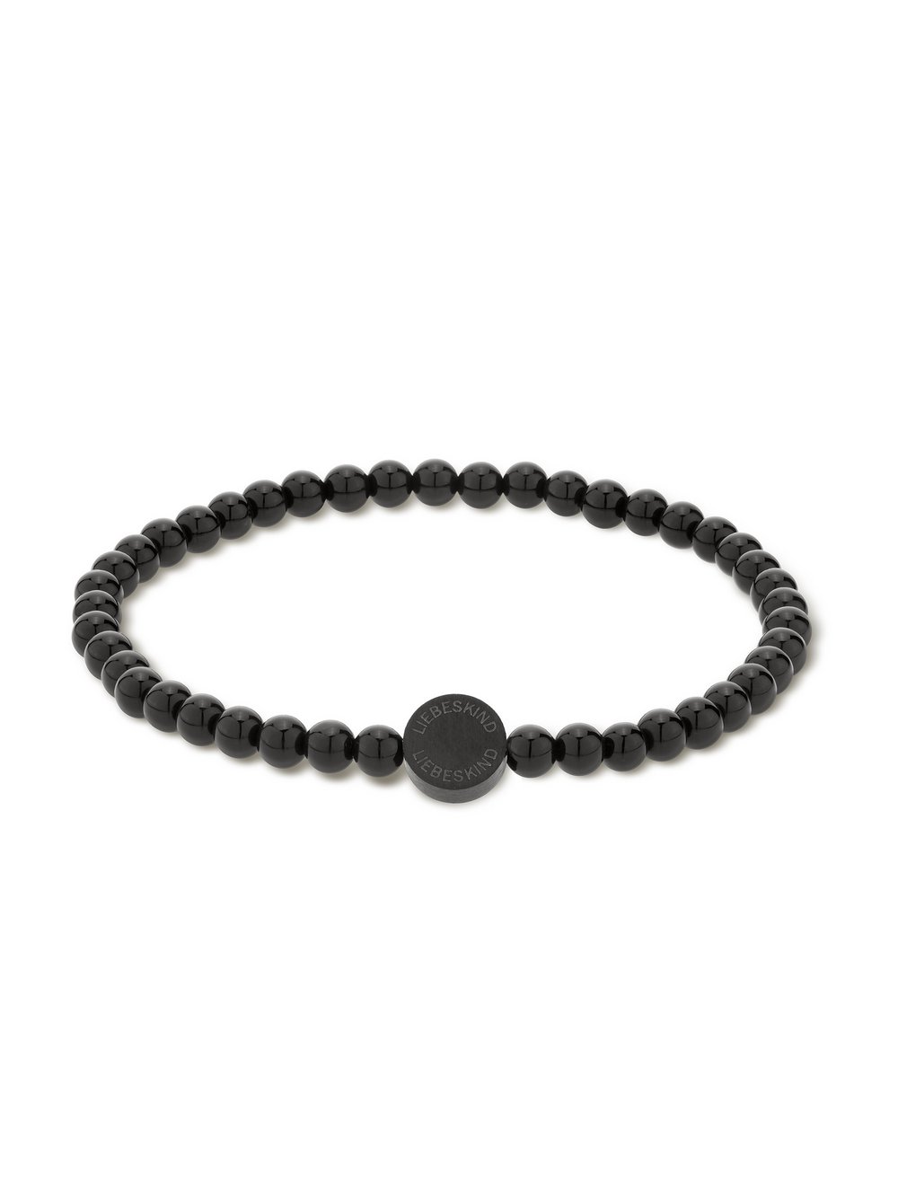 Liebeskind Berlin New Beads Damen Edelstahl schwarz, ONE SIZE