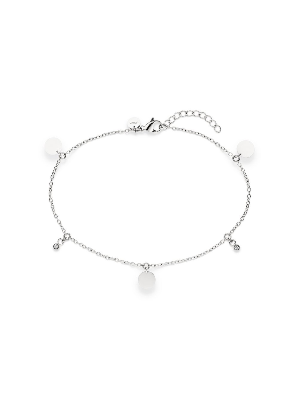 s.Oliver Fußkette Damen silber, ONE SIZE