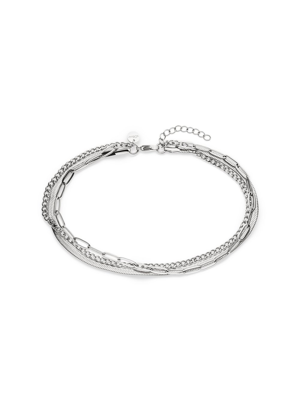 s.Oliver Fußkette Damen silber, ONE SIZE