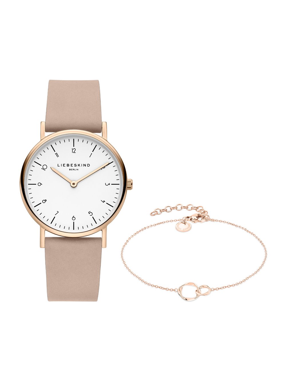Liebeskind Berlin Uhr & Armband  Damen Edelstahl roségold, ONE SIZE