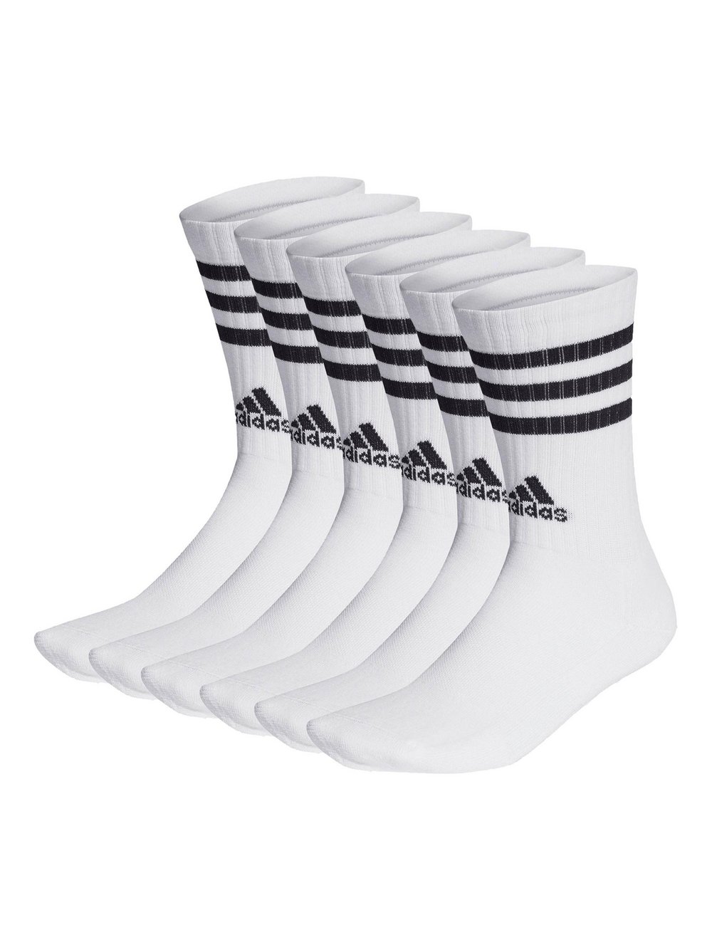 adidas Originals Socken 6er Pack Damen Baumwolle weiß, 46-48