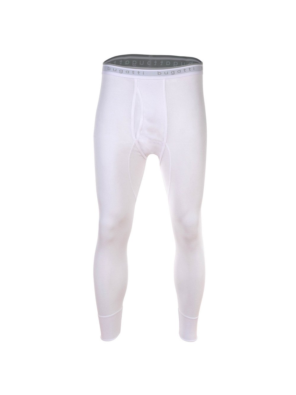 Bugatti Lange Unterhose 1er Pack Herren Baumwolle weiß, XXXL