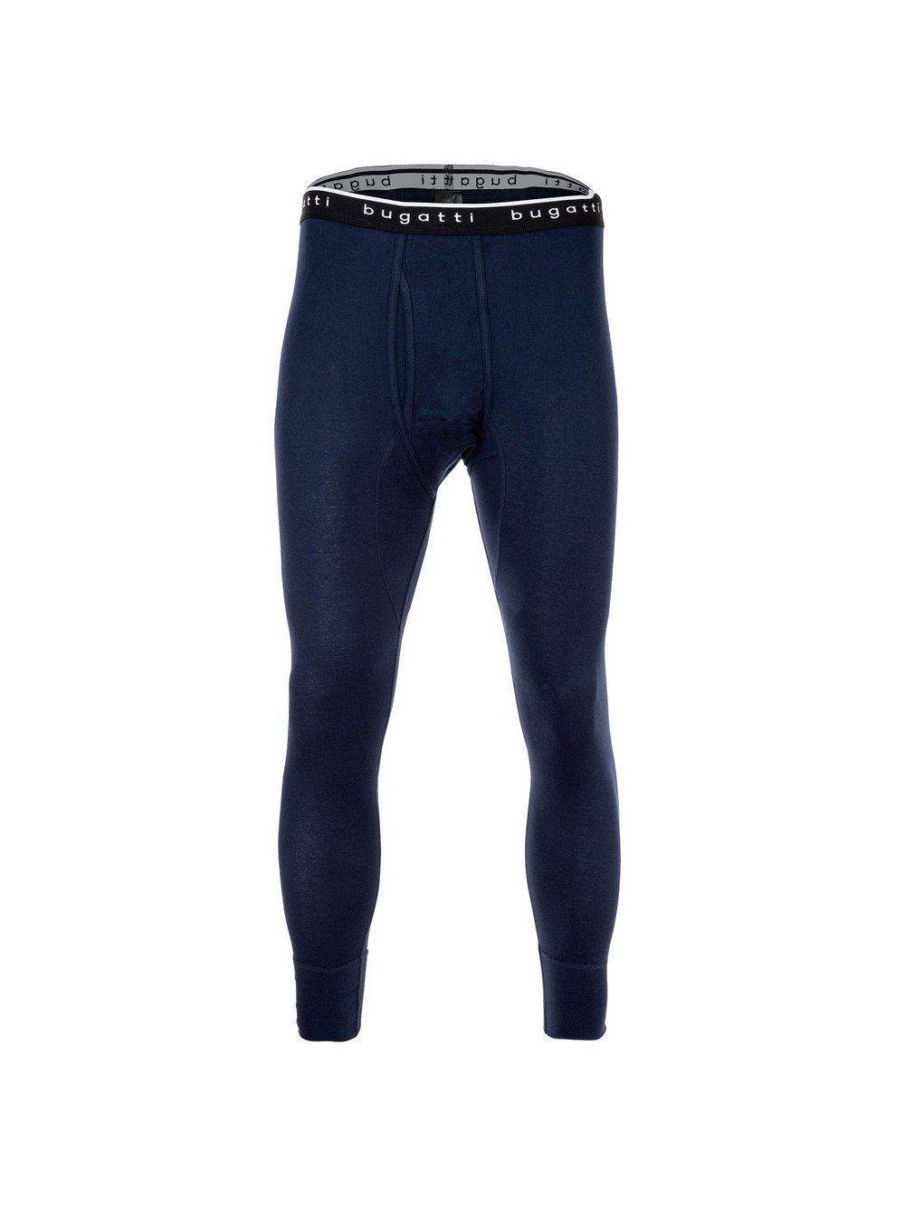 Bugatti Lange Unterhose 1er Pack Herren Baumwolle blau, M