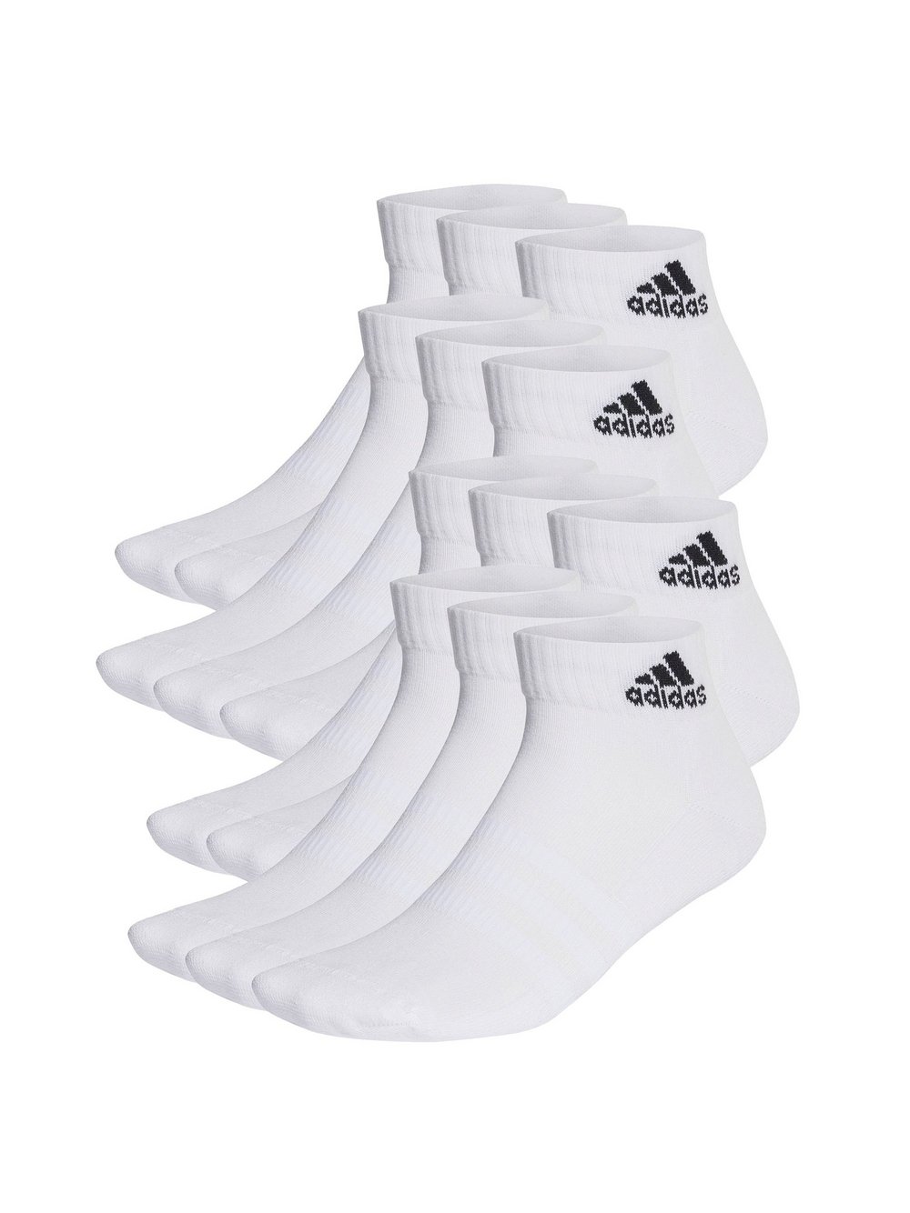 adidas Originals Socken 12er Pack Damen Baumwolle weiß, 46-48