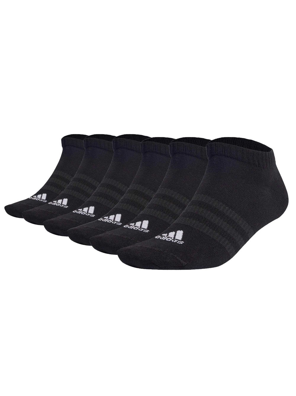 adidas Originals Socken 6er Pack Damen Baumwolle schwarz, 46-48