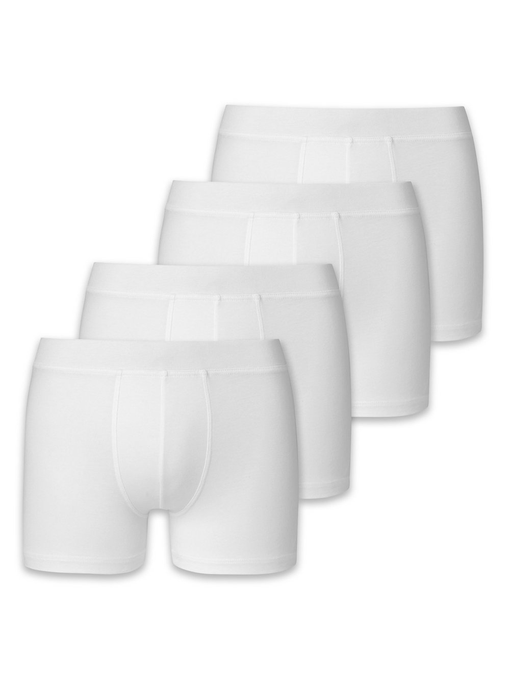 Thumbnail - Schiesser Boxershort 4er Pack Jungen Baumwolle weiß, M