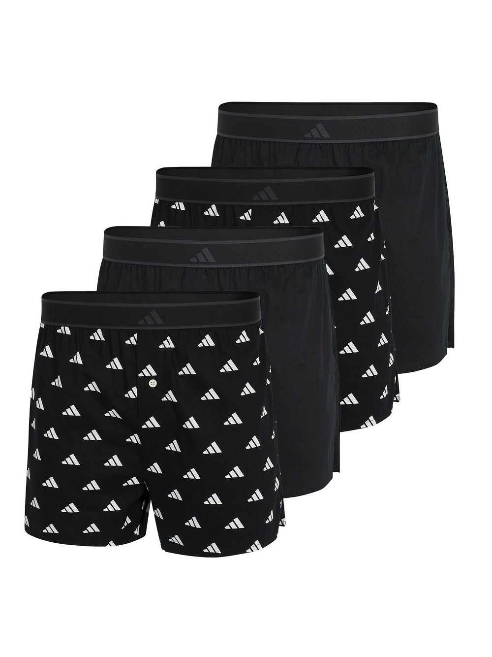 adidas Originals Web-Boxershorts 4er Pack Herren Baumwolle mehrfarbig gemustert, L