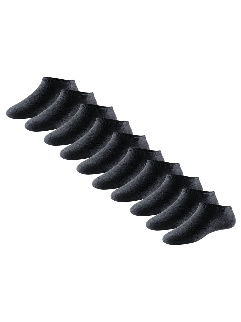 Schiesser Socken 10er Pack Herren Baumwolle schwarz, 39-42