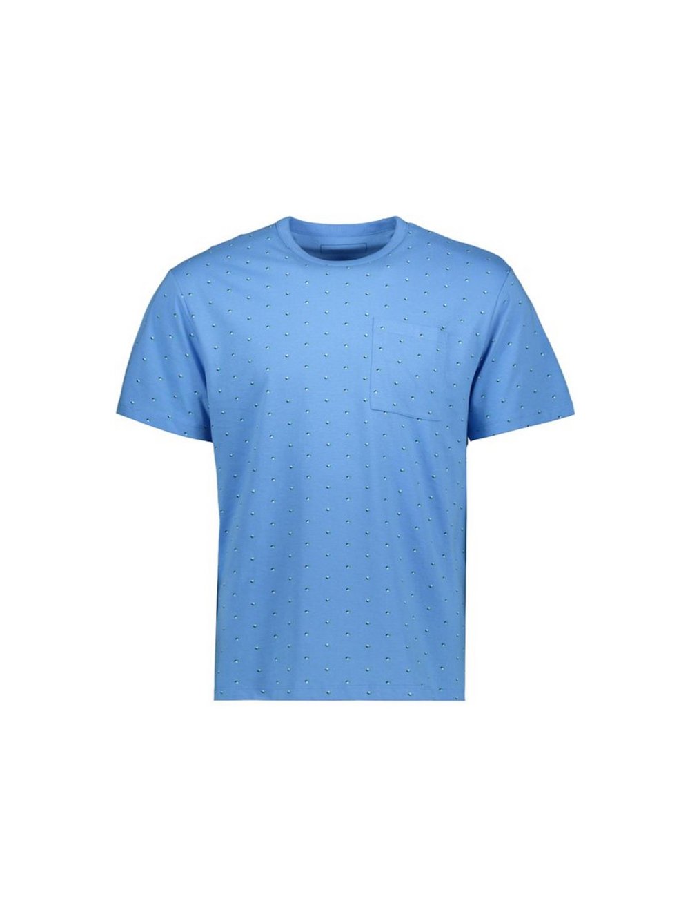 Tom Tailor T-Shirt Herren Baumwolle blau gepunktet, XXL