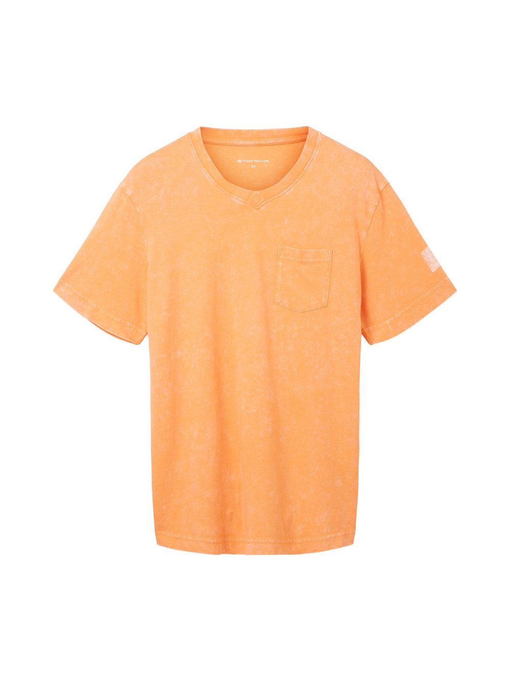 Tom Tailor T-Shirt Herren Baumwolle orange meliert, XXL