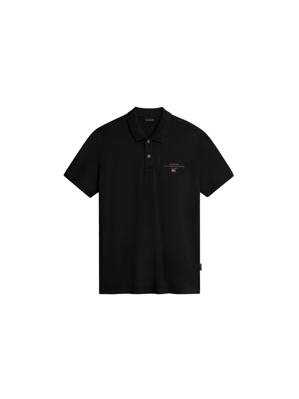Napapijri Poloshirt Herren Baumwolle schwarz, M