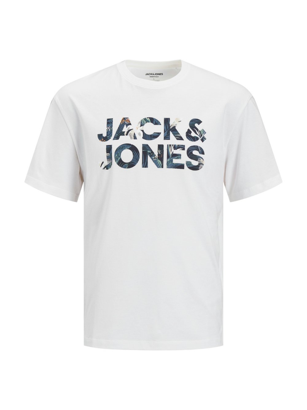 Thumbnail - Jack & Jones T-Shirt Herren Baumwolle weiß bedruckt, M