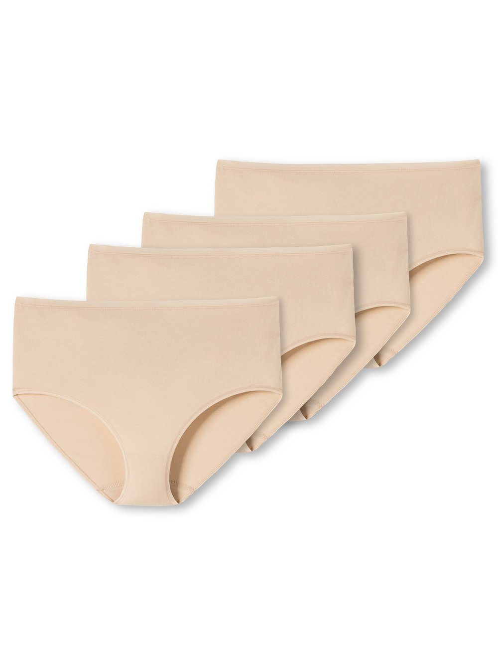 Thumbnail - Schiesser Slip 4er Pack Damen Baumwolle beige, XL