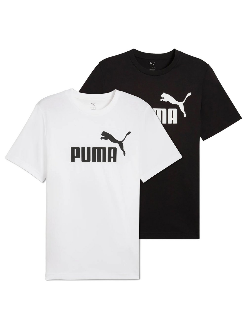 Puma T-Shirt 2er Pack Herren Baumwolle mehrfarbig, 4XL