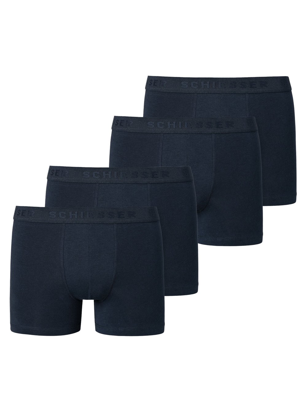 Thumbnail - Schiesser Boxershort 4er Pack Jungen Baumwolle blau, L