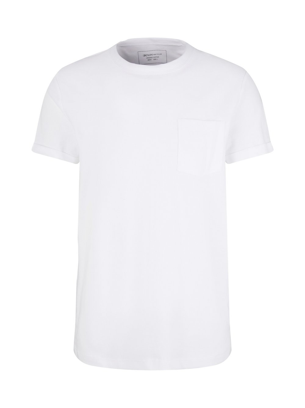 Tom Tailor T-Shirt Herren Baumwolle weiß, XXL