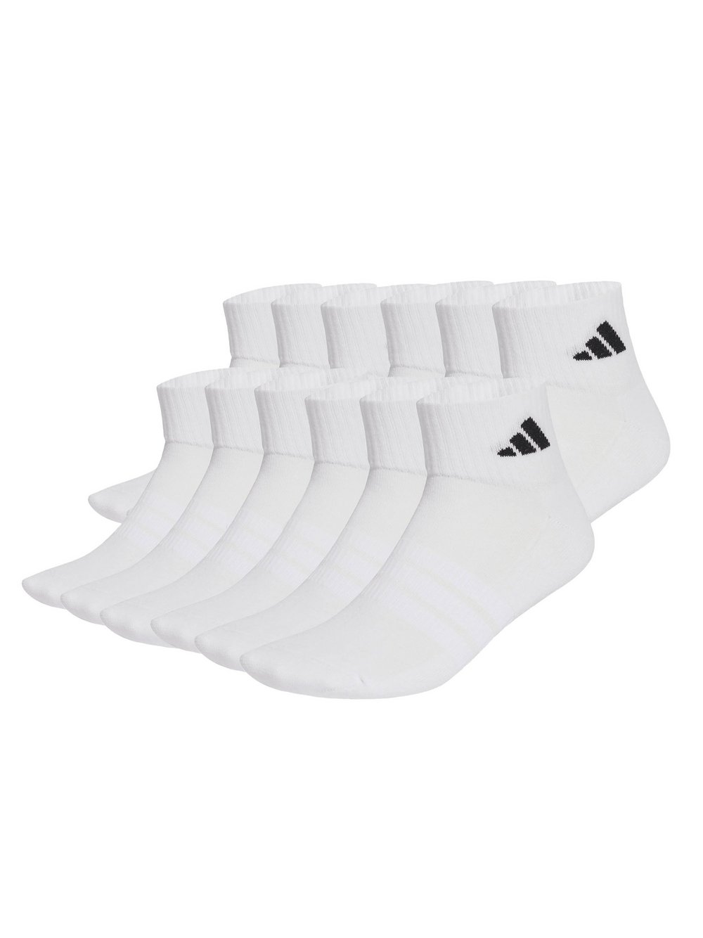 adidas Originals Socken im 12er-Pack Damen Baumwolle weiß, 43-45